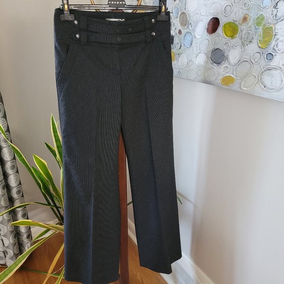 Nicowa Taupe and Black Wide Leg Pant Suit US 6 - Picture 10 of 16